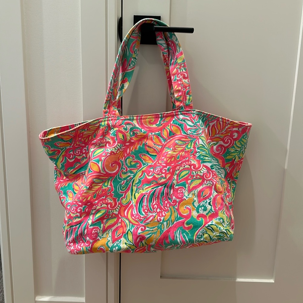 Lilly Pulitzer canvas tote